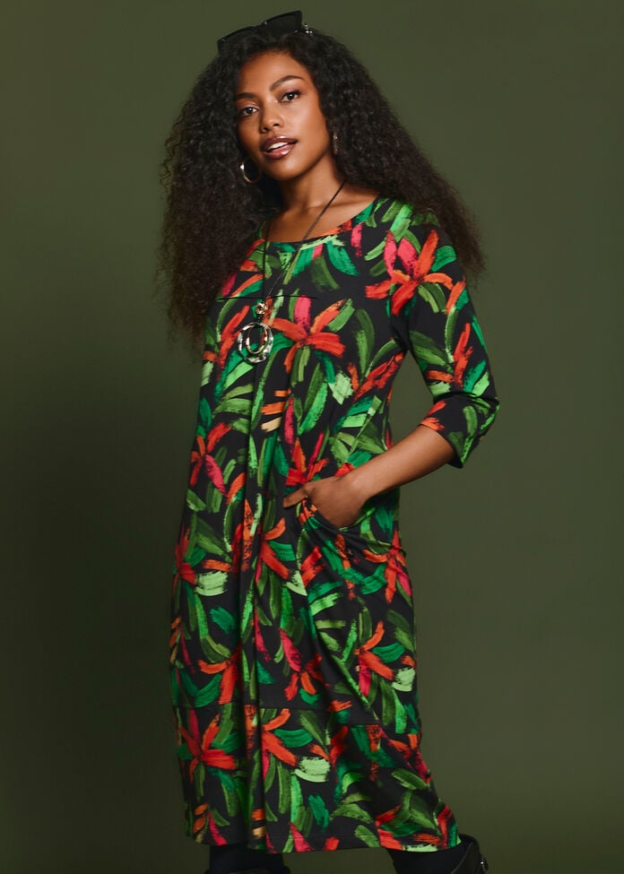 Cotton Dahlia Dress, , hi-res