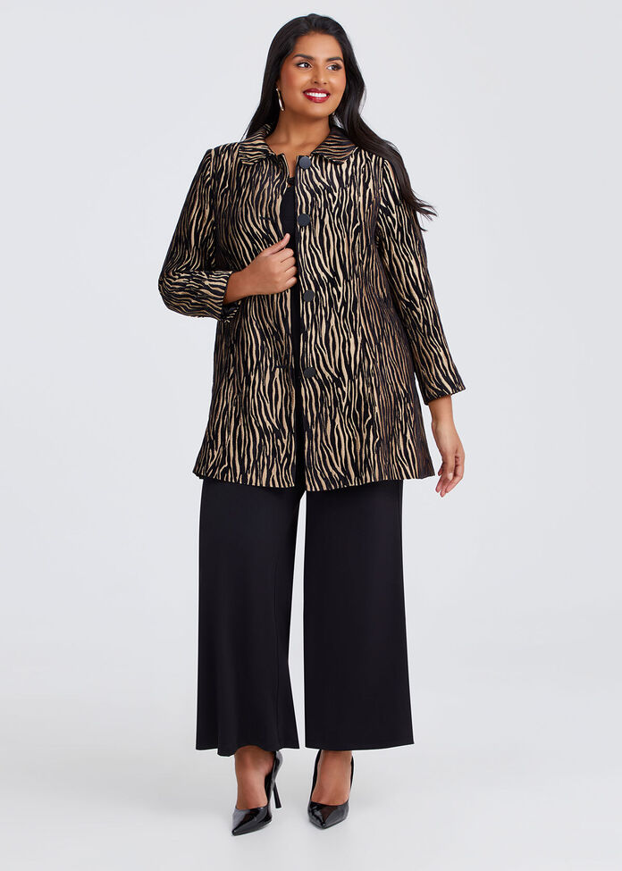Wild At Heart Jacquard Coat, , hi-res