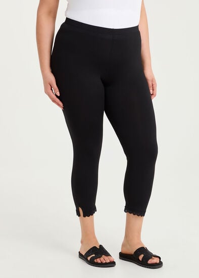 Plus Size Bamboo Rosalie Capri Legging