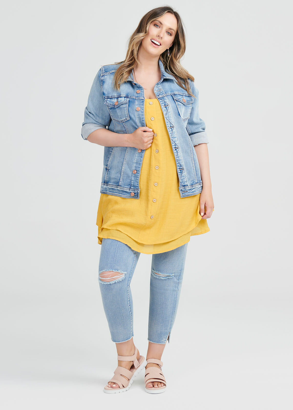 plus size denim jacket australia