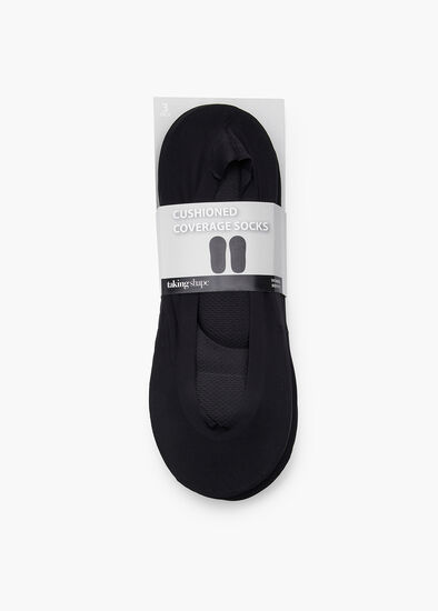 3 Pack Cushioned Coverage Socks