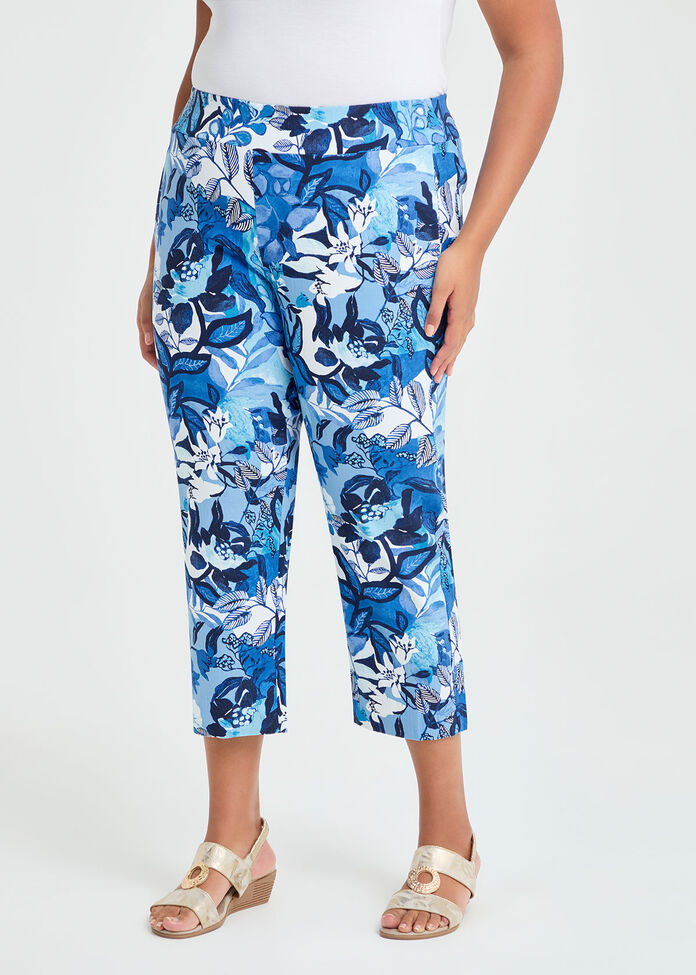 Print Bliss Stretch Taper Pant, , hi-res
