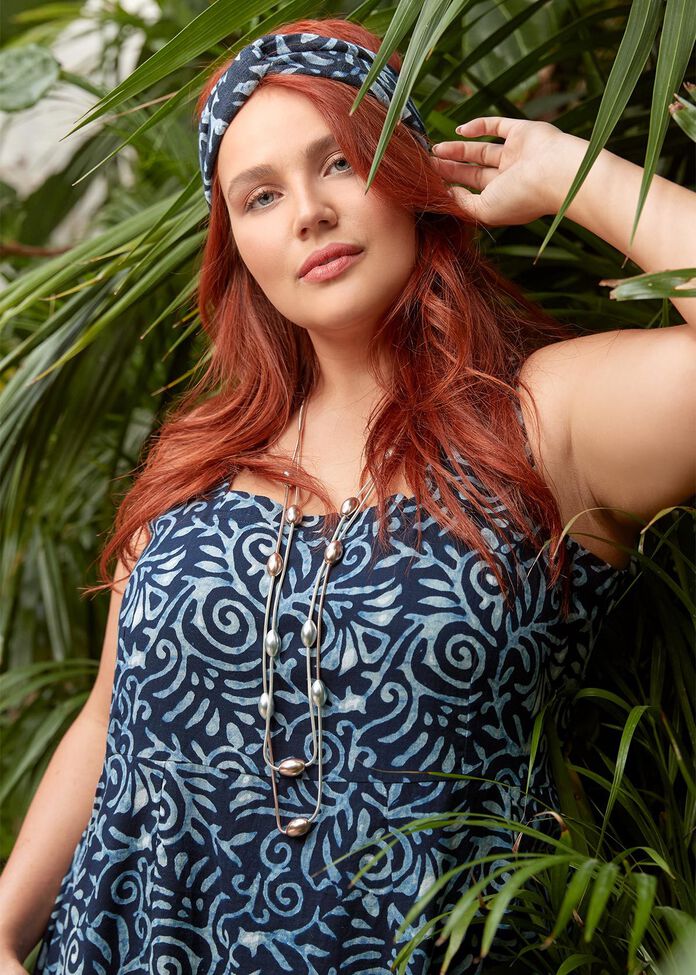 Petite Shibori Dress, , hi-res
