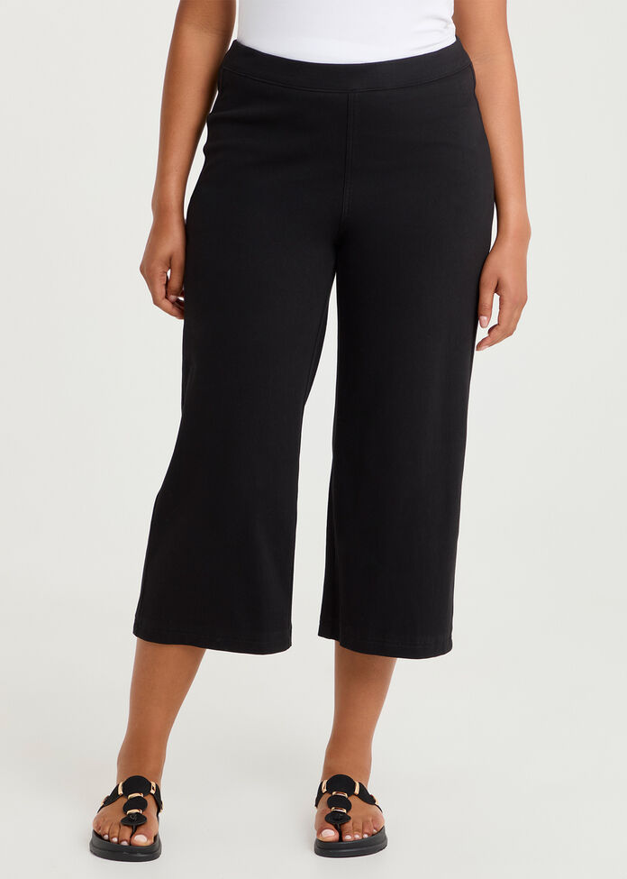 The Travel Wide Leg Crop Jean, , hi-res