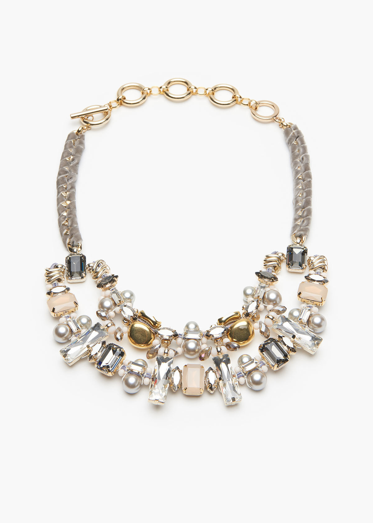Blush statement necklace sales