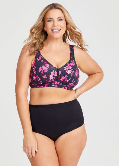 Plus Size Wirefree Cooling Support Bra