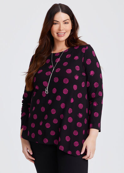 Plus Size Natural Eden Spot Top