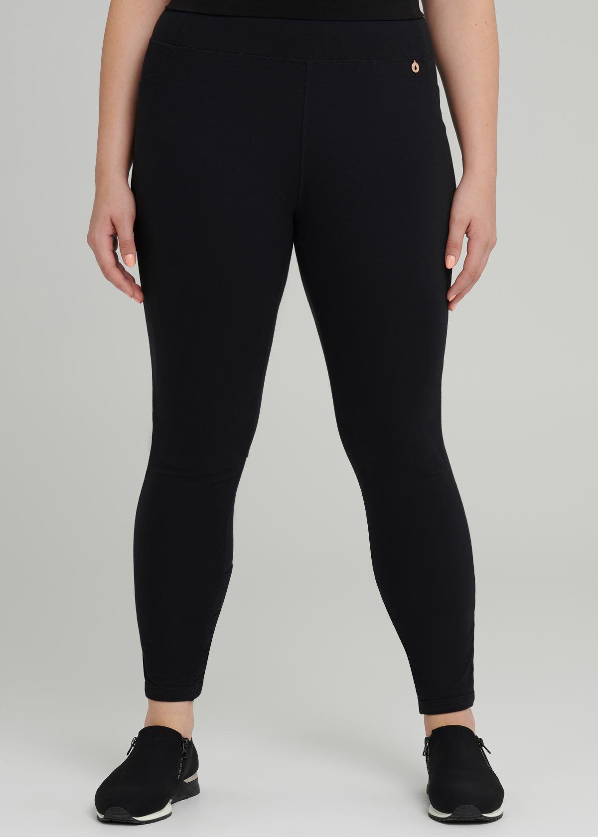 Shop Plus Size Active Pocket Legging in Black Taking Shape AU