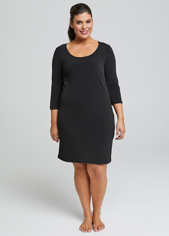 Luna Faithful 3/4 Slip Dress, , hi-res