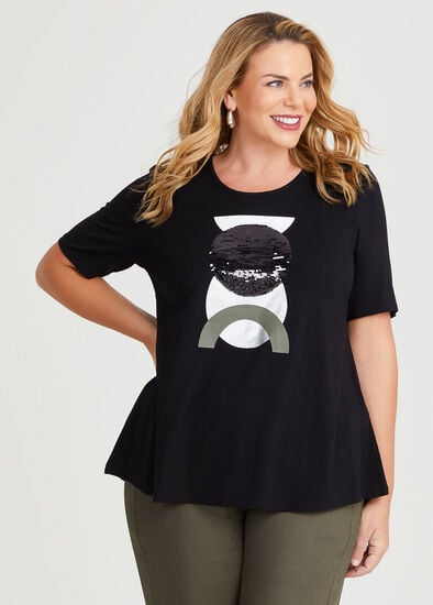 Plus Size Natural Rippon Top