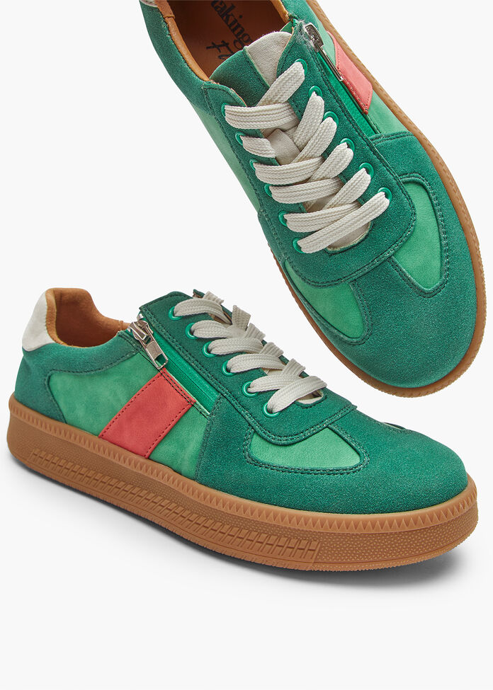 Aurora Zip Sneaker, , hi-res