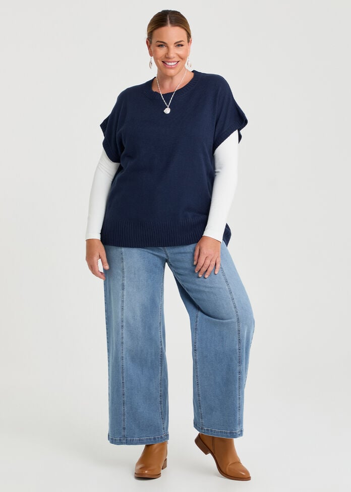 Soft Touch Casual Vest, , hi-res