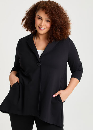 Plus Size Bamboo Ponte Mia Jacket