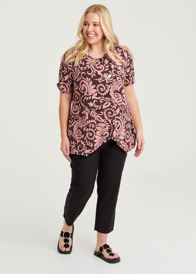 Plus Size Petite Editorial Pocket Taper Pant