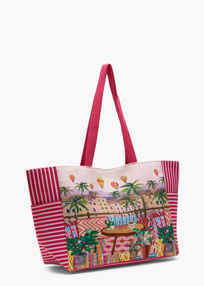 Oasis Beach Tote Bag, MULTI, hi-res