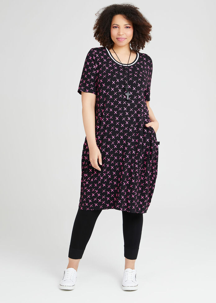 Shop Plus Size Natural Kiss Kiss Dress in Pink Taking Shape AU