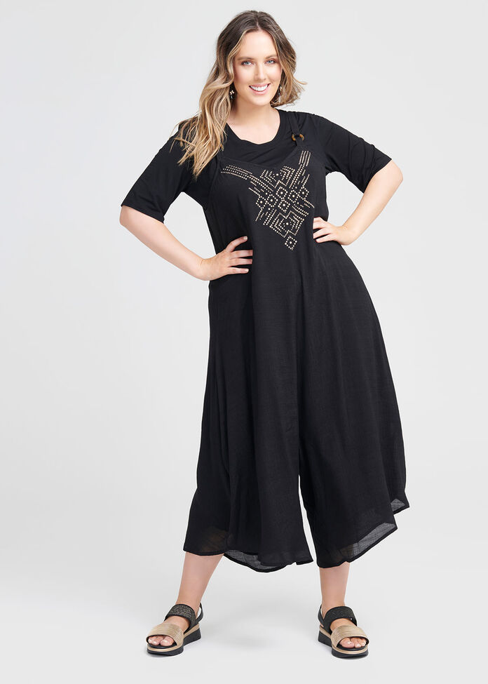 Shop Moonlight Jumpsuit in Black, Sizes 12-30 | Taking Shape AU