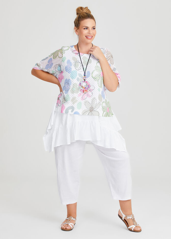 Fleur Pointelle Knit Overtop, , hi-res