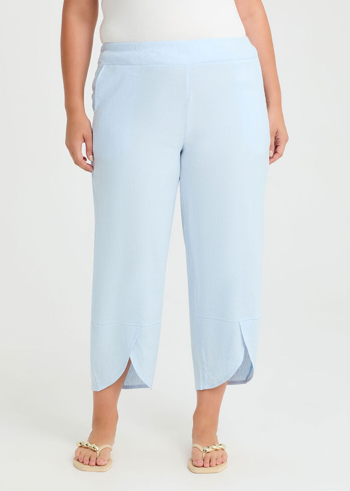 Lantern Stretch Linen Pant, , hi-res