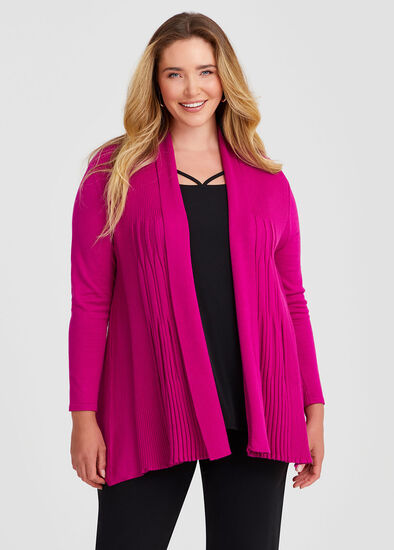 Plus Size Madonna Natural Cardigan