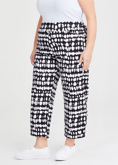 Plus Size Petite Natural Cala Crop Pant