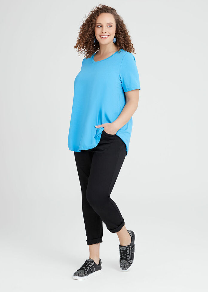 Organic Crew Swing Basic Tee, , hi-res