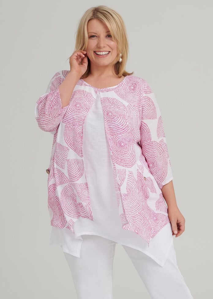 Abstract Circles Tunic, , hi-res