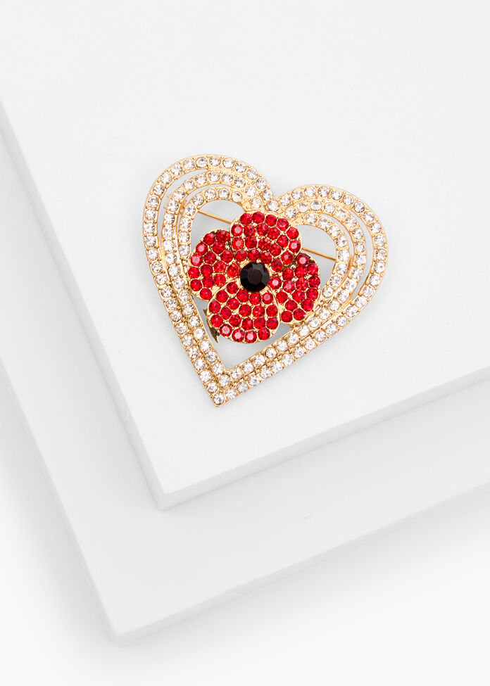 Golden Poppy Brooch