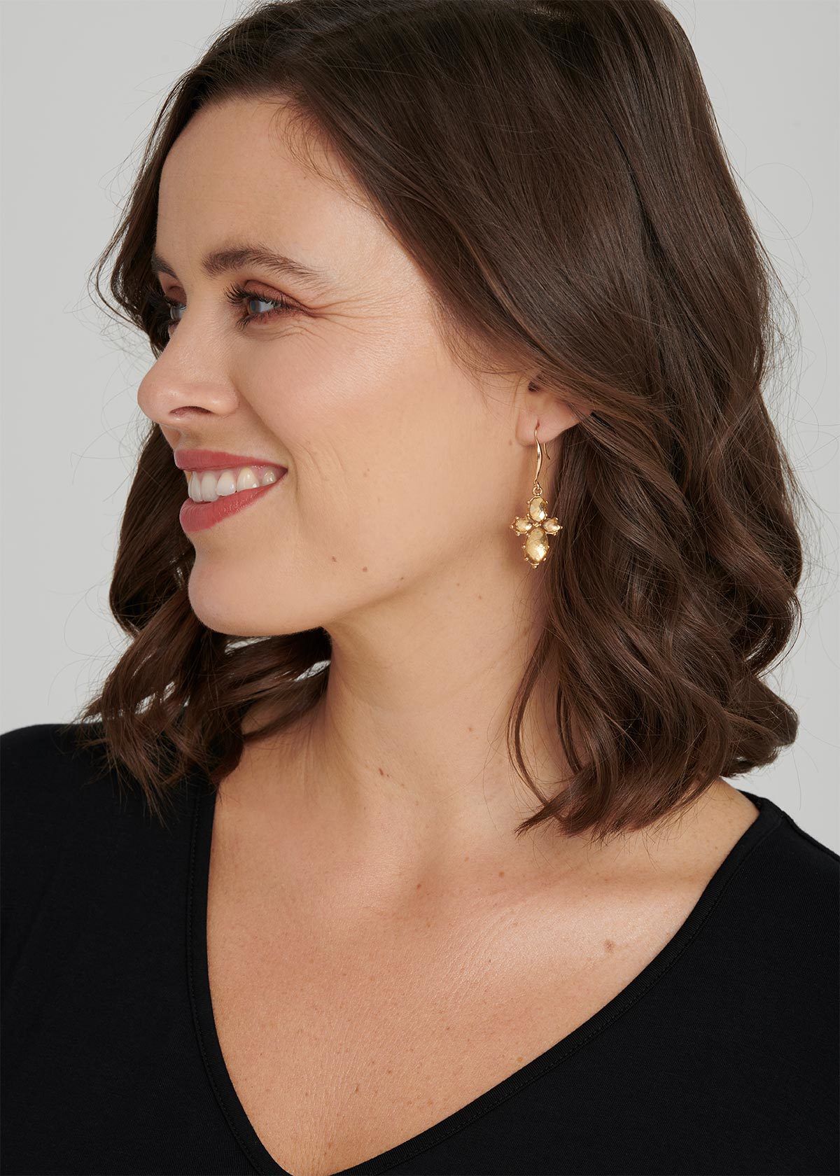 Criss cross earrings sale