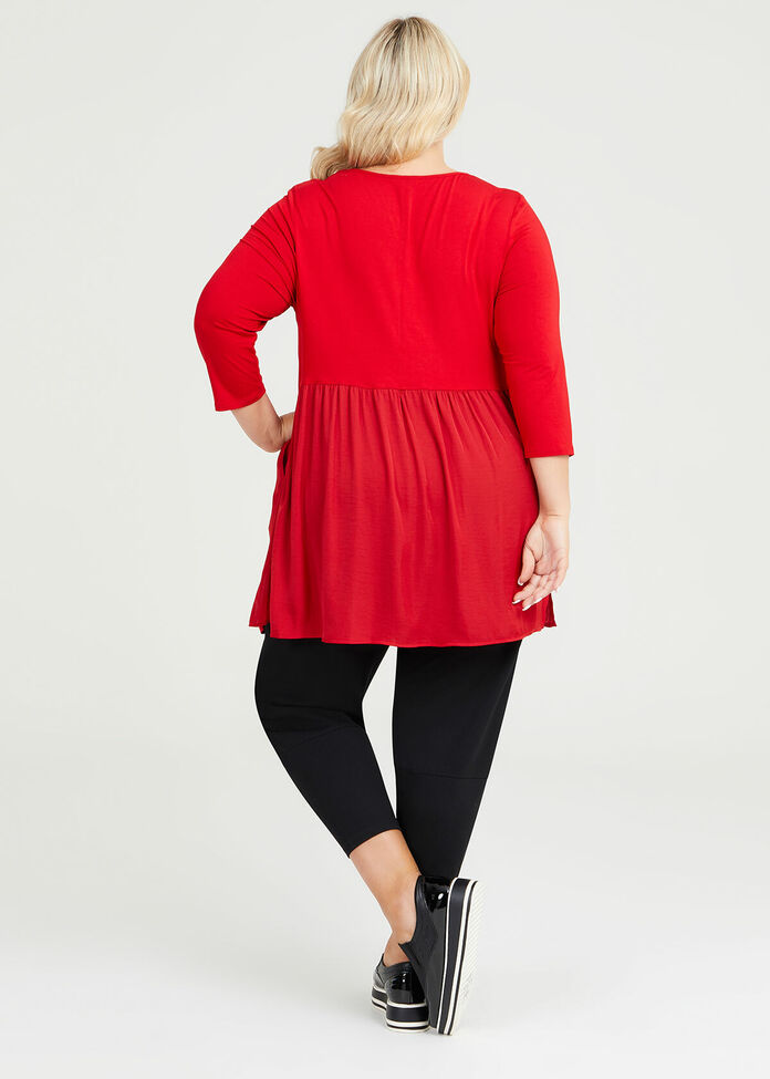 Bamboo Fluid Crepe Tunic