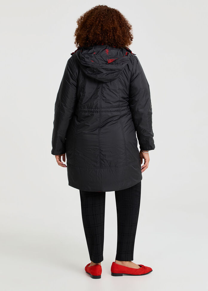 Rhapsody Reversible Puffer Coat, , hi-res