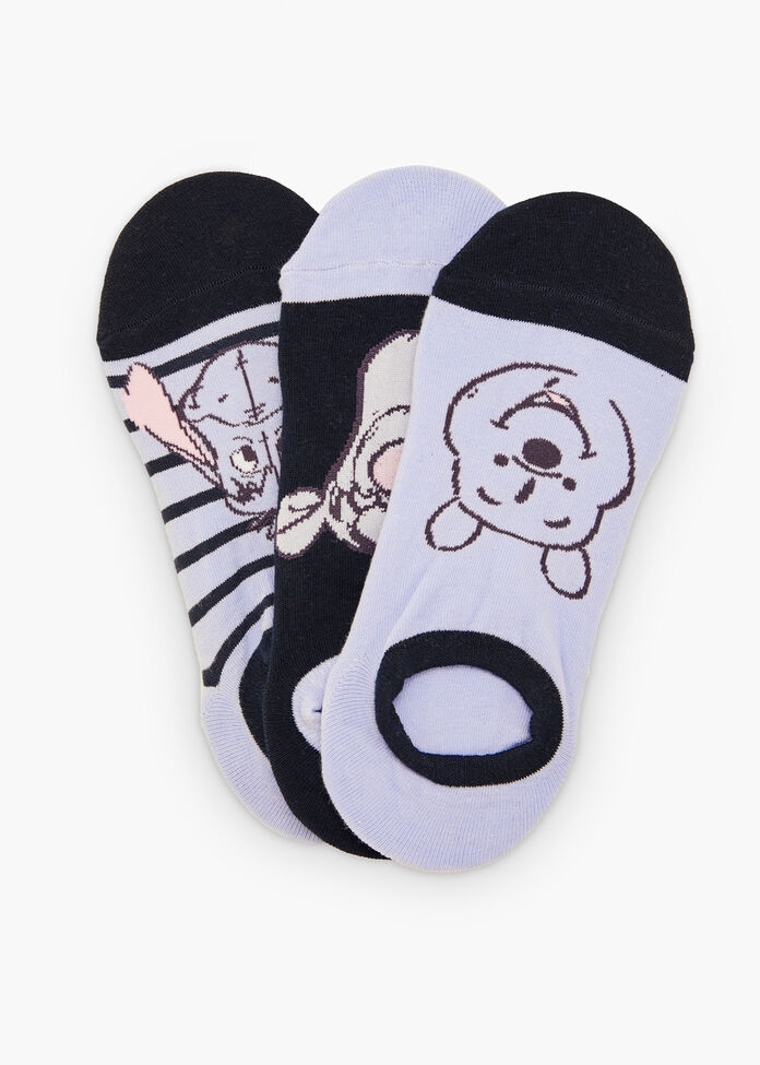 3 Pack Winnie The Pooh Socks, , hi-res