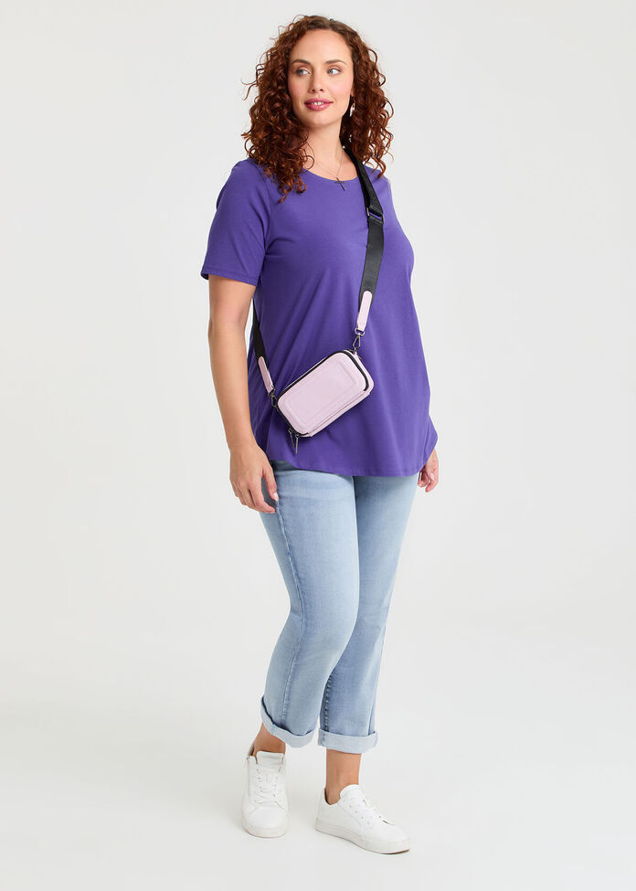 Good Earth Australian Cotton Crew Neck T-shirt, , hi-res