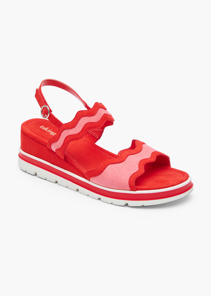 Flexible Wedge Sandal, , hi-res