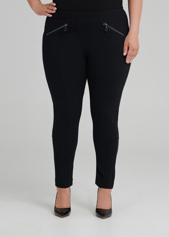 Coco Luxe Zip Legging, , hi-res
