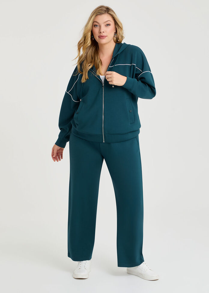 Luxe Touch Wide Leg Trackpant, , hi-res