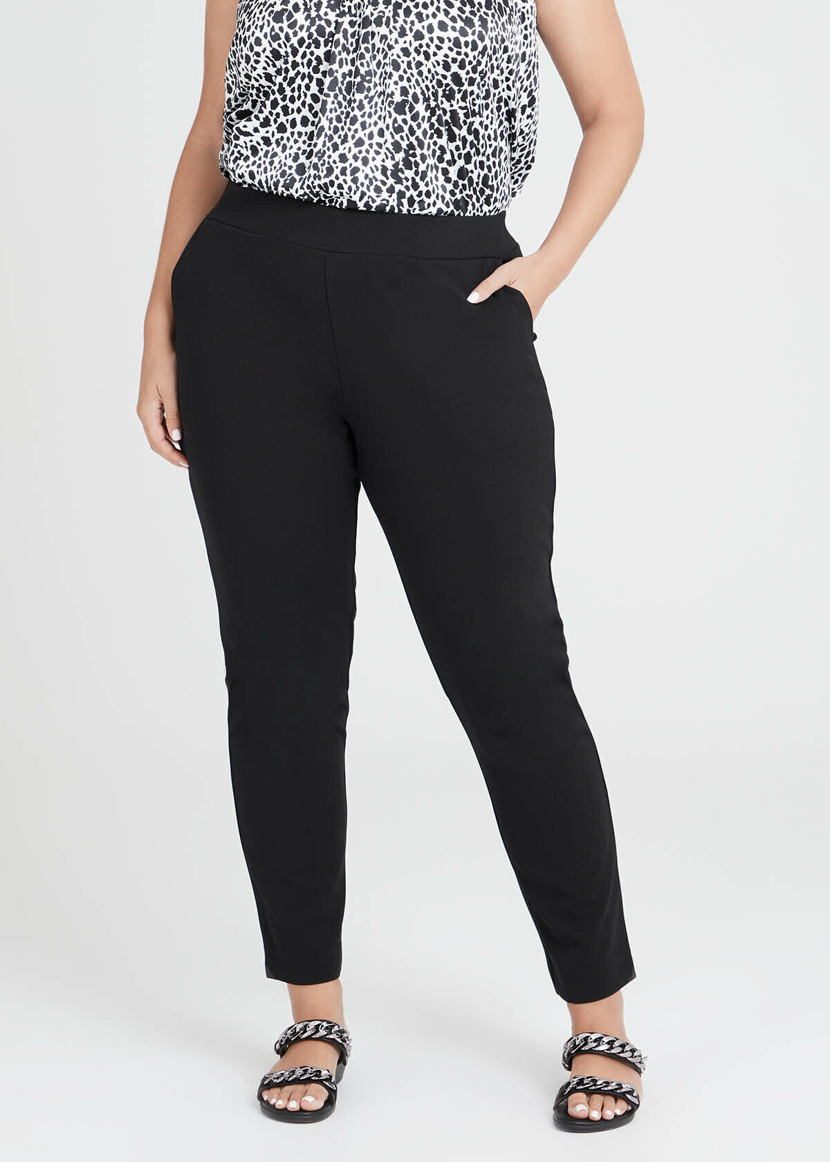plus size work pants cheap
