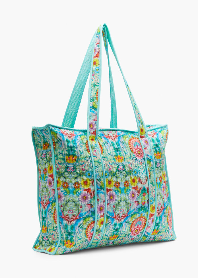 Catalina Quilted Tote Bag, , hi-res