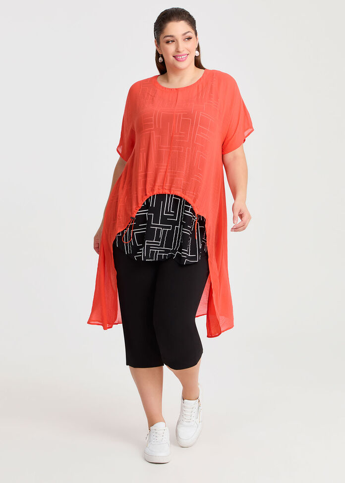 Chiffon Airlie Top, , hi-res