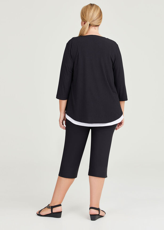 Shop Plus Size Peony Ribbed Cardigan in Black | Taking Shape AU