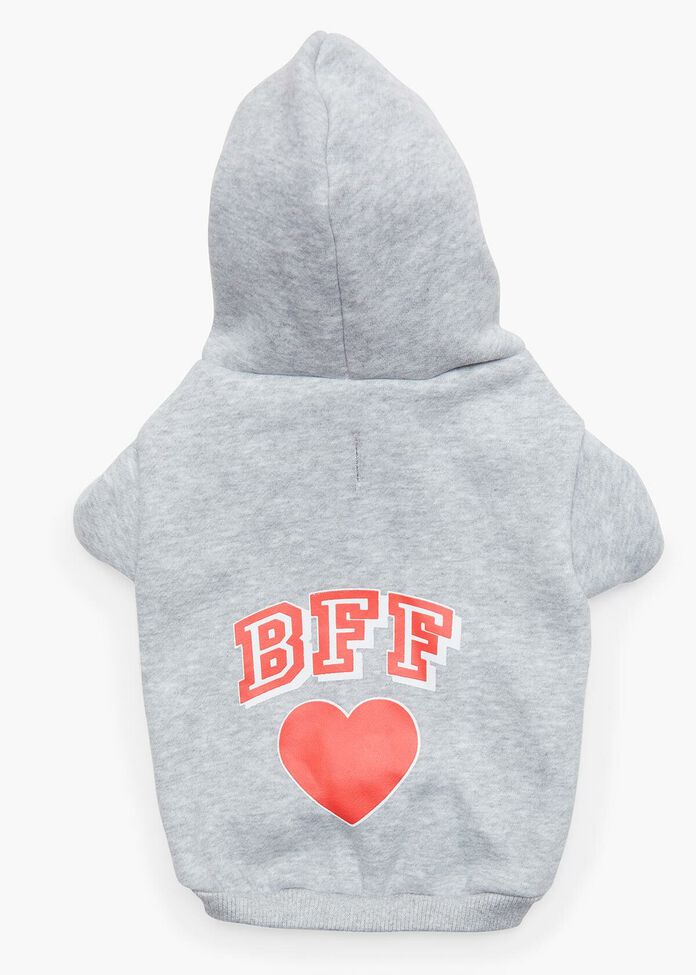 Bff Cotton Hooded Pet Sweater, , hi-res