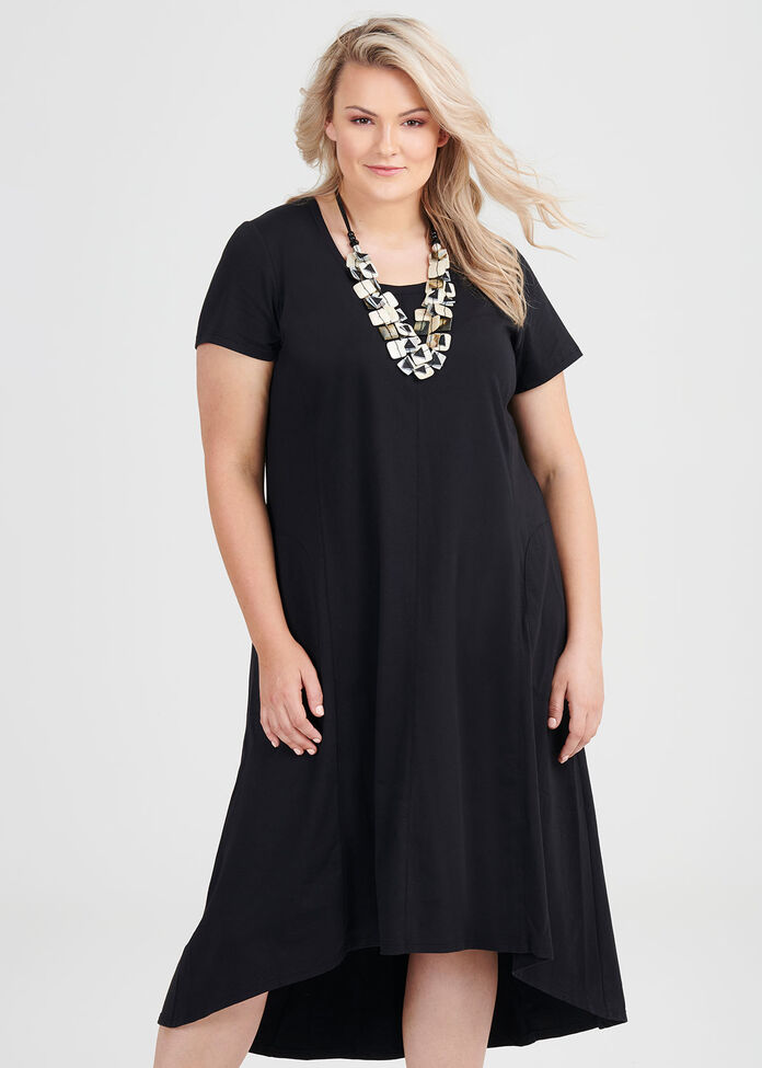Shop Plus Size Organic Easyfit Dress in Blue | Taking Shape AU