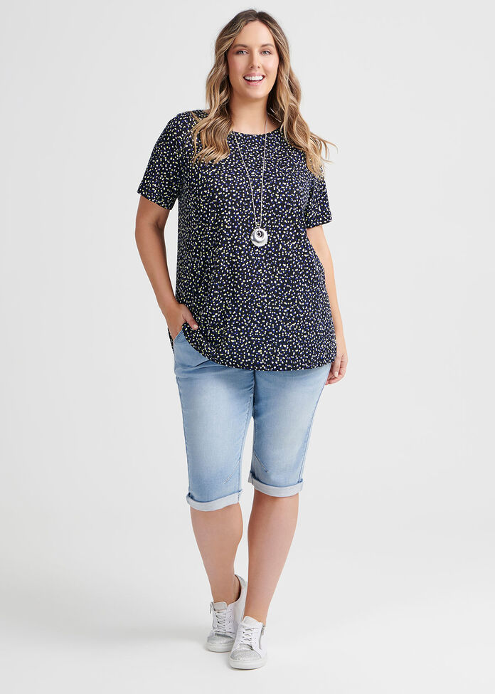 Shop The Easy Fit Crop Jogger in blue in sizes 12 to 24 | Taking Shape