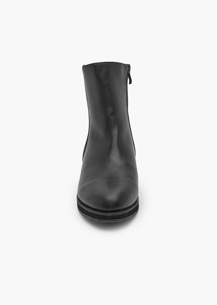 Shop Stripe Wedge Zip Boot | Comfortable Shoes | Taking Shape AU