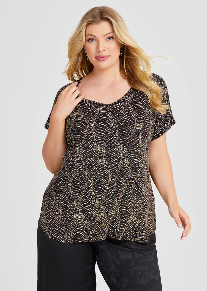 Jessabell Sparkle Top, , hi-res