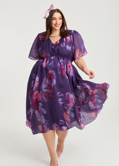 Plus Size Alexandra Tencel Midi Dress