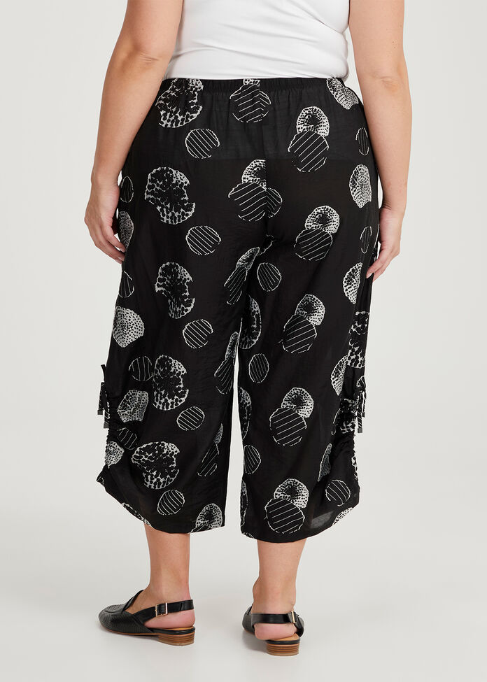 Petite Aladdin Jacquard Spot Pant, , hi-res