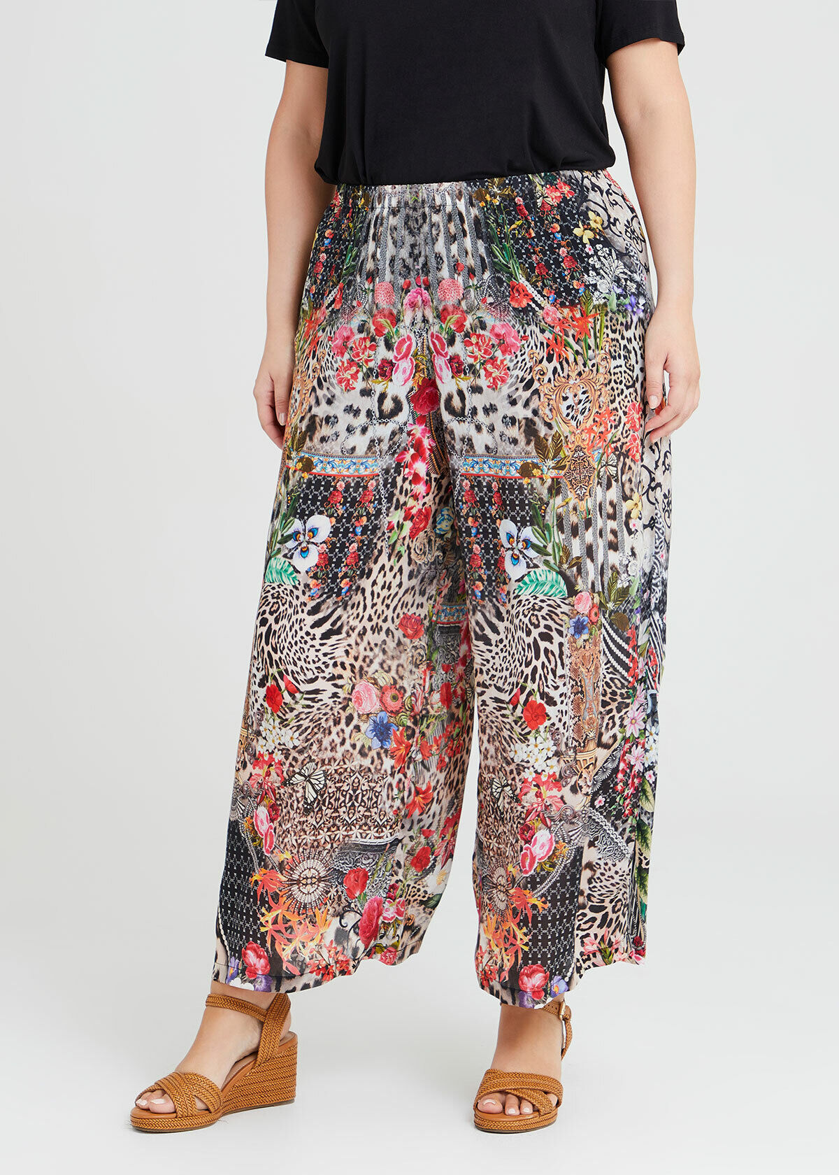 Plus Size Wide Leg Pants and Coulottes 