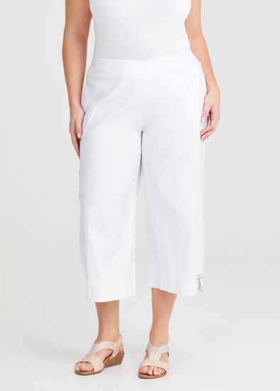 Plus Size Director Wide Crop Pant