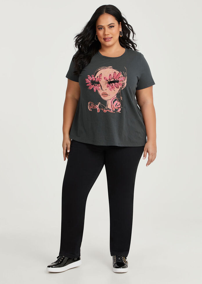 Embellished Cotton T-Shirt main image 0